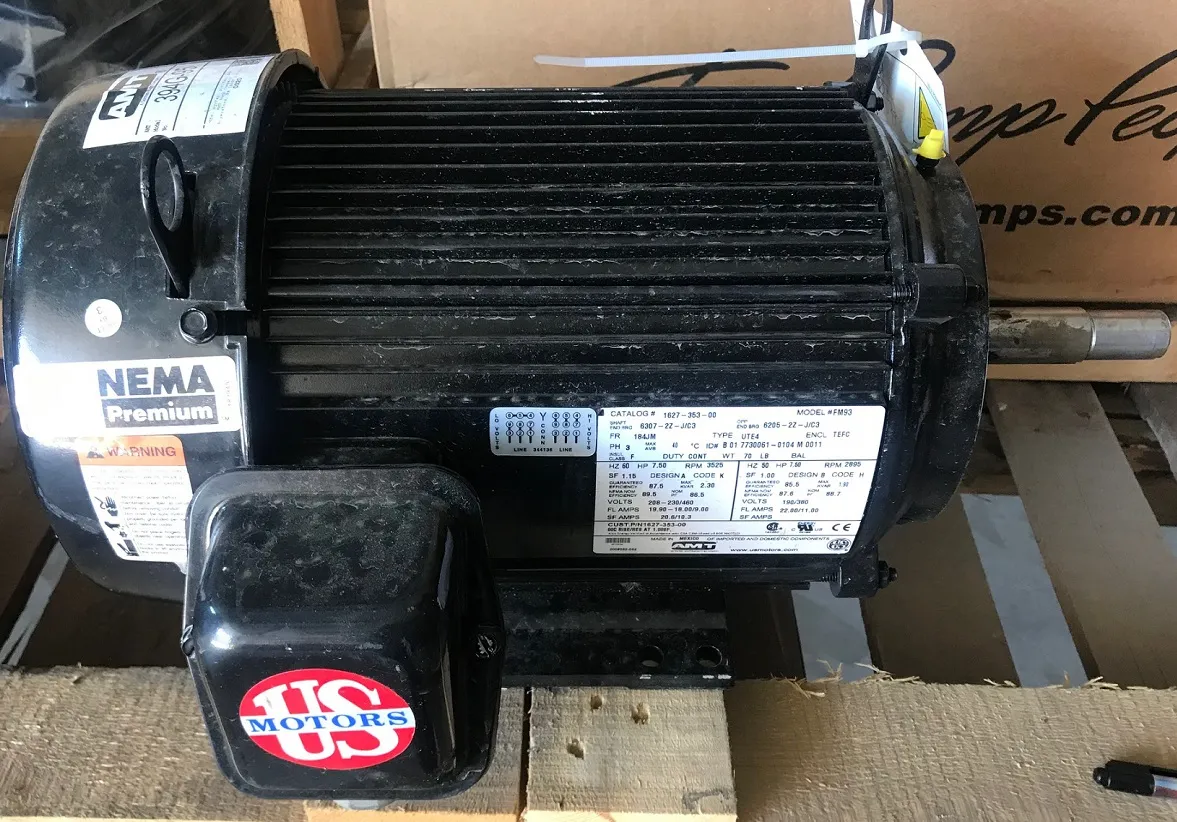 ELM7.5 3 36 XP 184JM AMT ELM7.5-3-36-TEFC-184JM-AMT