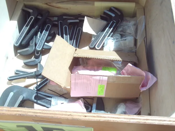 Rigid pipe wrench parts