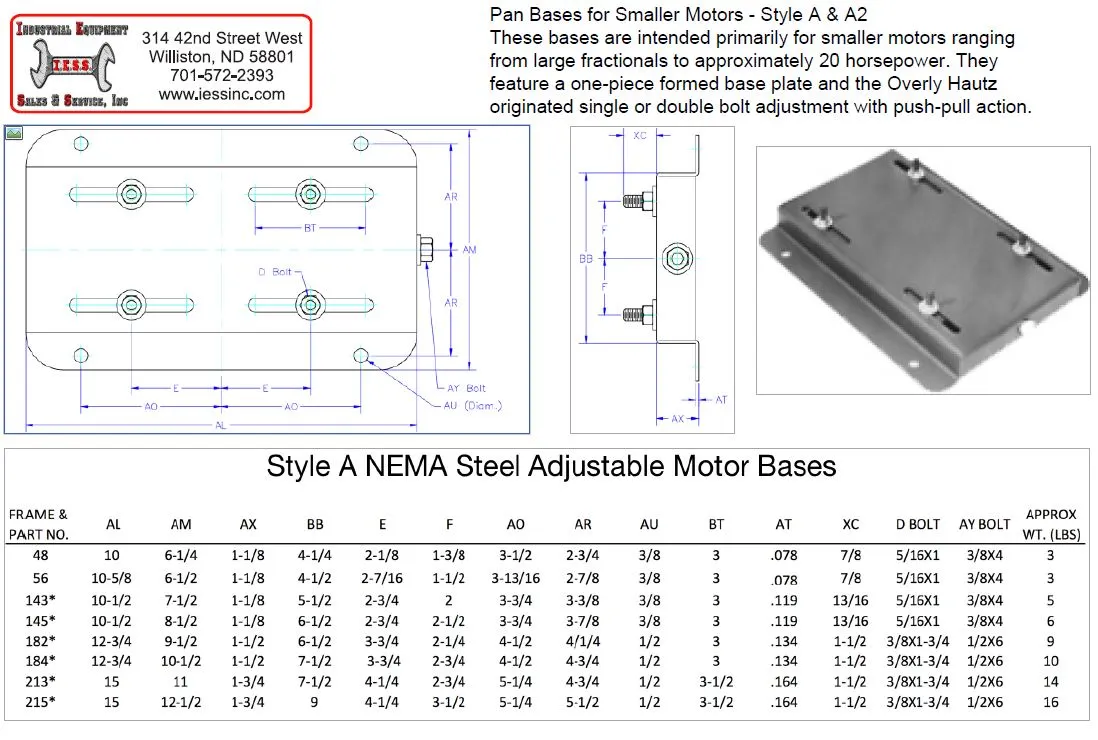 ELM slide base A2 ELM184A2 - Image 2