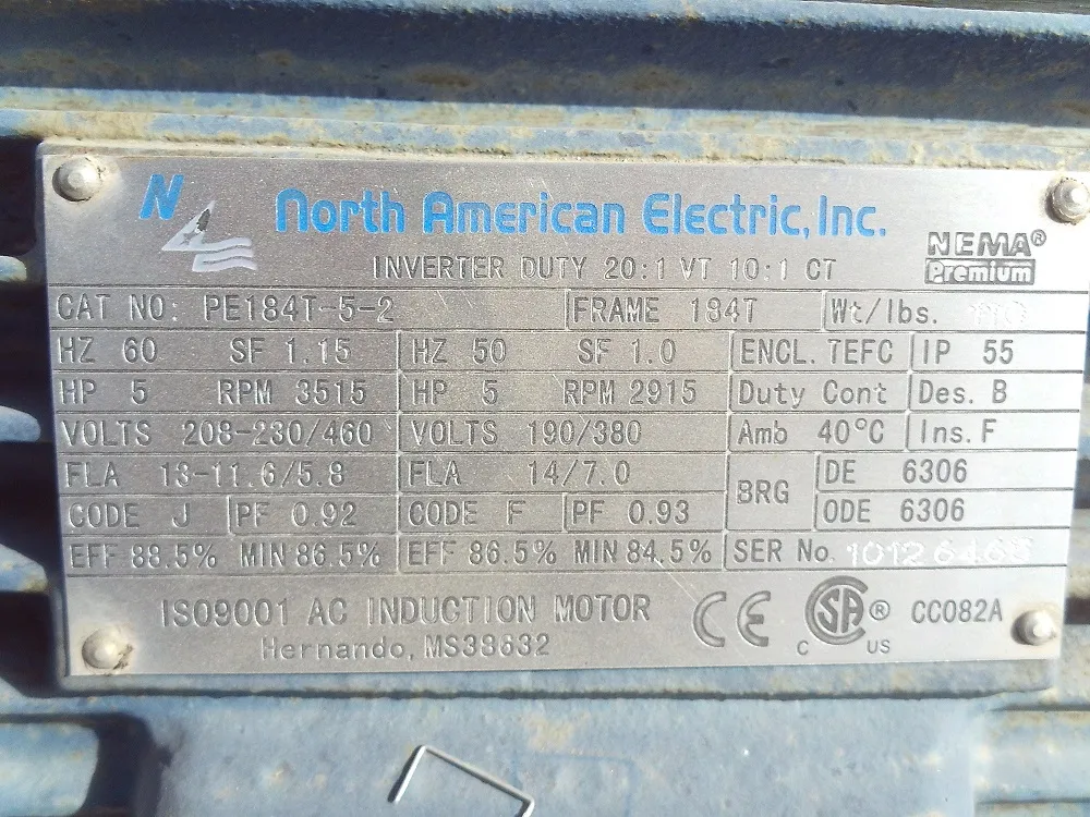 ELM5 3 36 TEFC 184T NAE pic 2 ELM5-3-36-TEFC-184T-NAE - Image 2