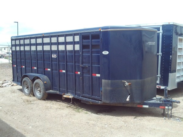 20' stock trailer