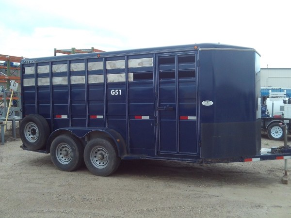 16' stock trailer